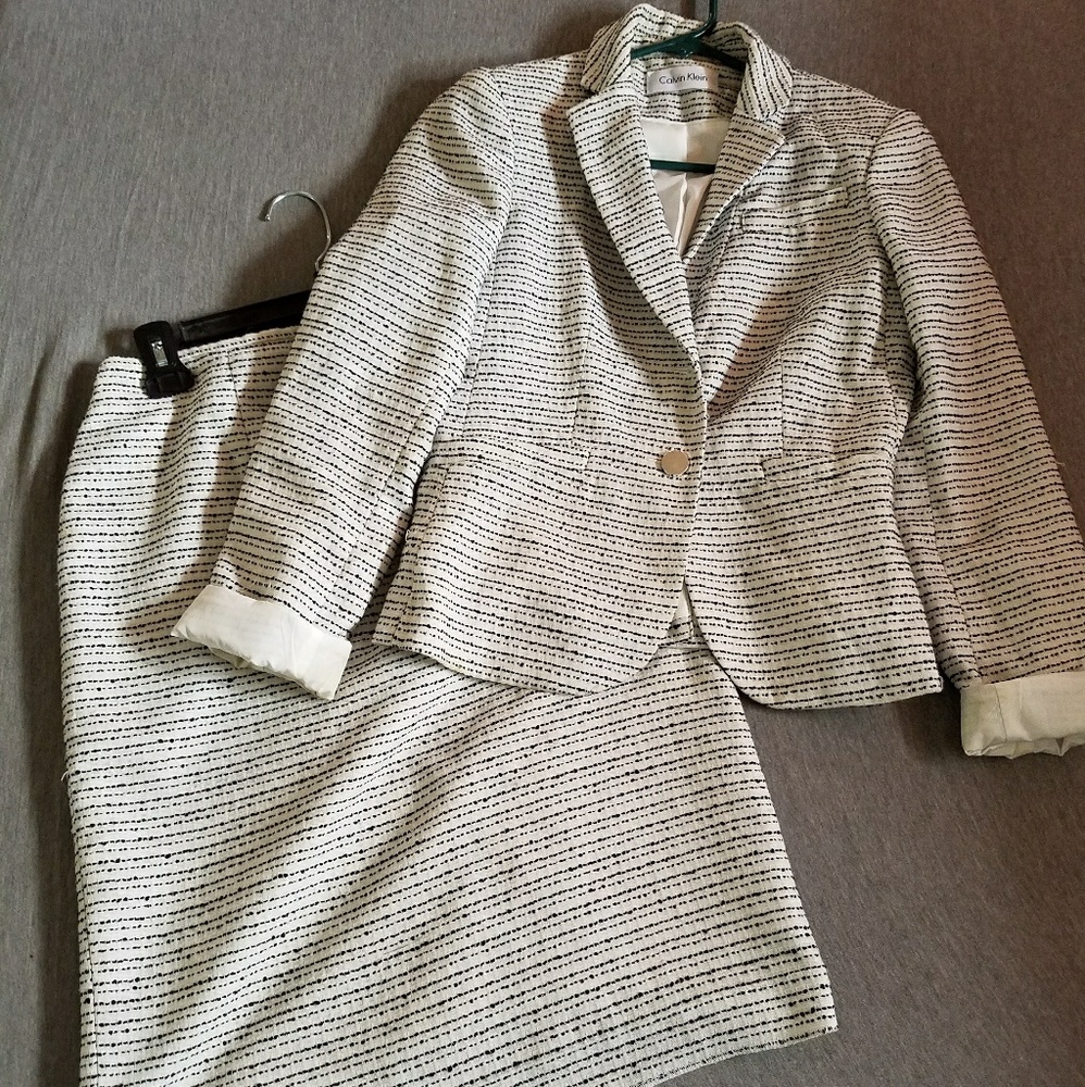 Calvin Klein Business Casual Skirt and Blazer set